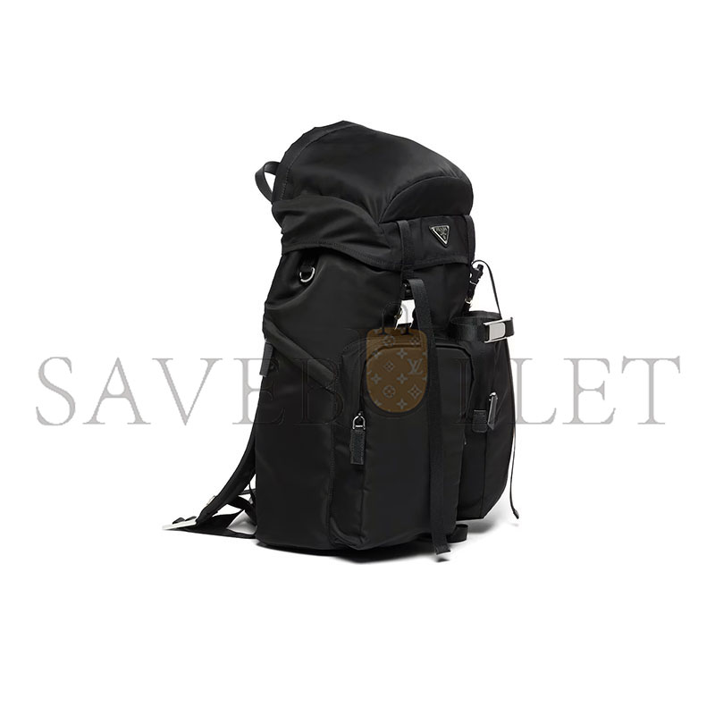 PRADA RE-NYLON AND SAFFIANO LEATHER BACKPACK 2VZ019 (53.5*32*16.5cm)